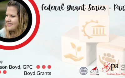 PAST EVENT: Federal Grant Series – Part I